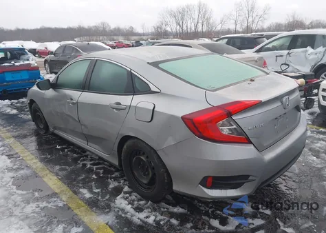 2017 Honda Civic Lx from USA, damaged, VIN 19XFC2F51HE209654